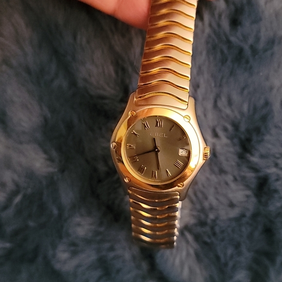 EBEL Classic Wave watch 18k gold&stainless steel